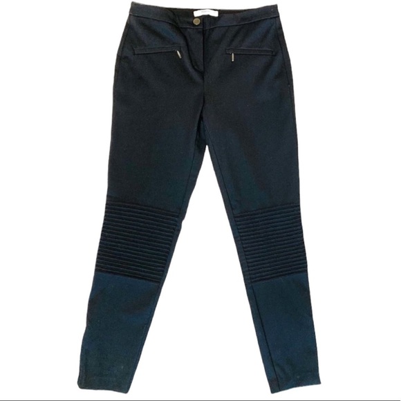 MANGO BLACK TROUSERS PENCIL PANT STRAIGHT LEG WOMEN SIZE 4 - Picture 9 of 9